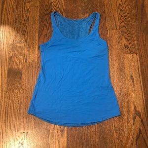 Bright Blue lululemon athletic Tank